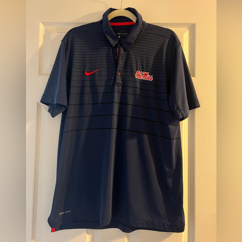 Nike Men’s Ole Miss Dry Fit Polo L
